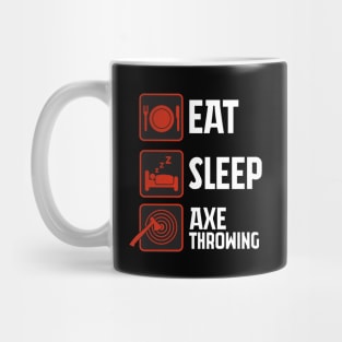 Eat, Sleep, Axe throwing, Repeat - Cool Mug